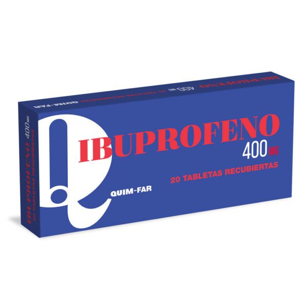 Ibuprofeno 400 mg-20 tabletas