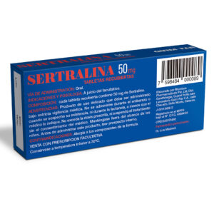 SERTRALINA 50 mg tabletas recubiertas